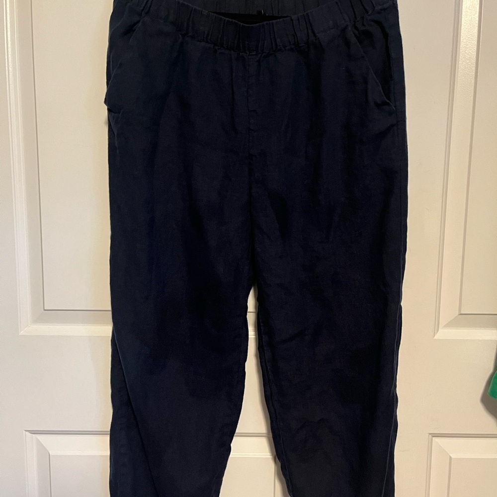 Quince Blue Sweatpants Comfortable Joggers